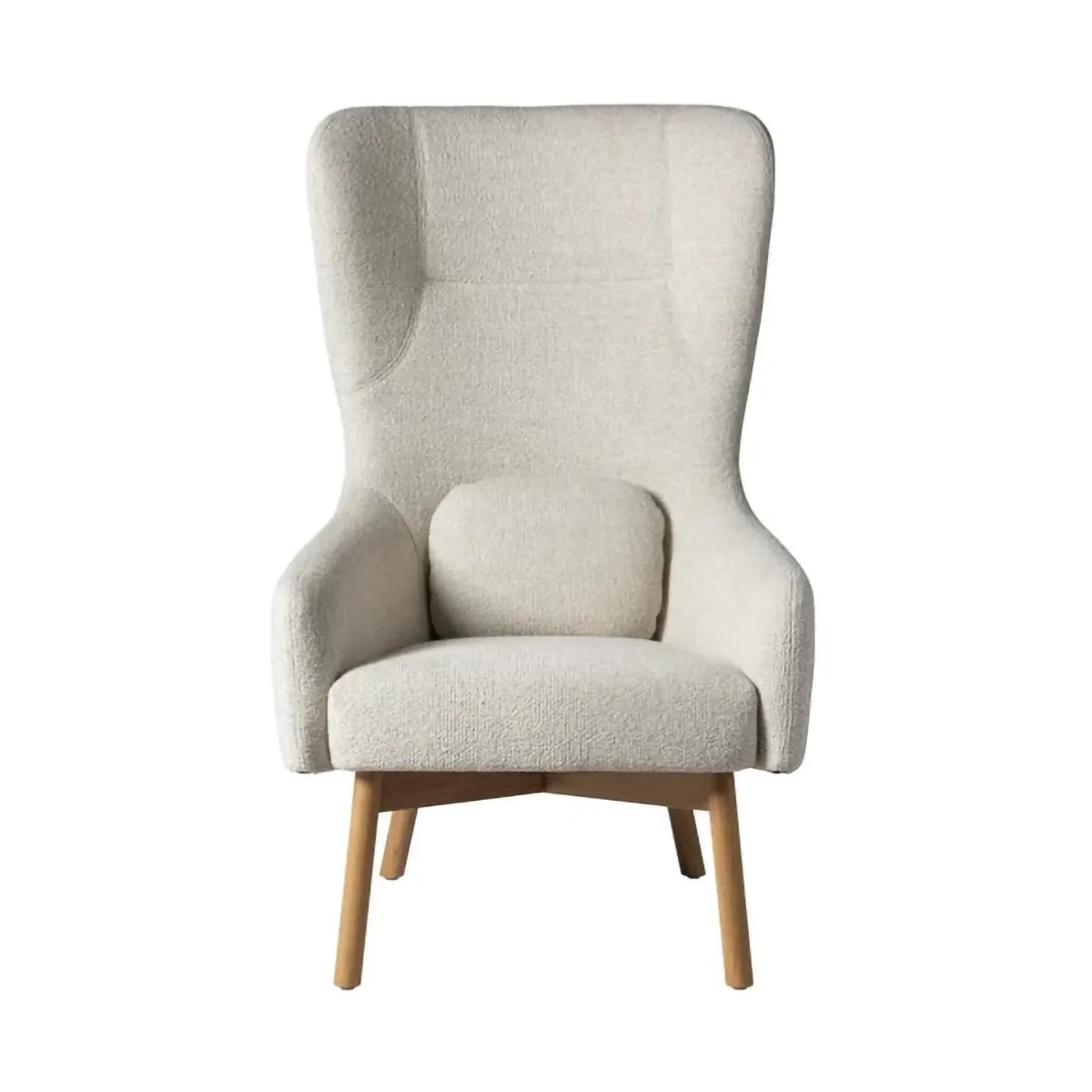 Butaca L35 Gesja Wing Chair, Roble lacado beige FDB Møbler