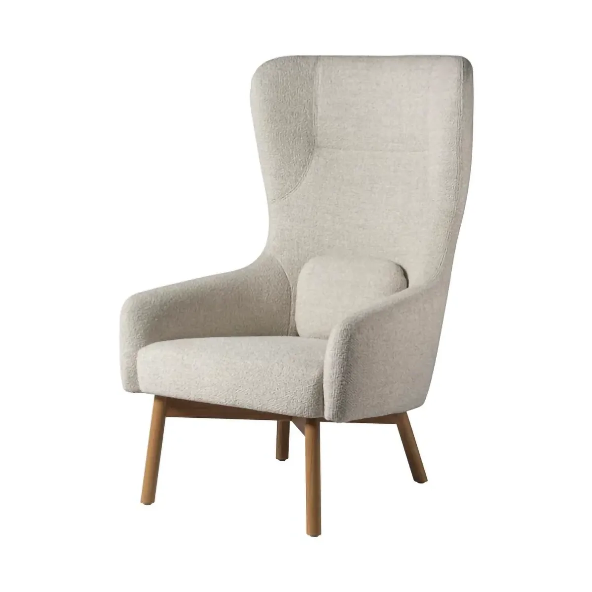 Butaca L35 Gesja Wing Chair, Roble lacado beige FDB Møbler