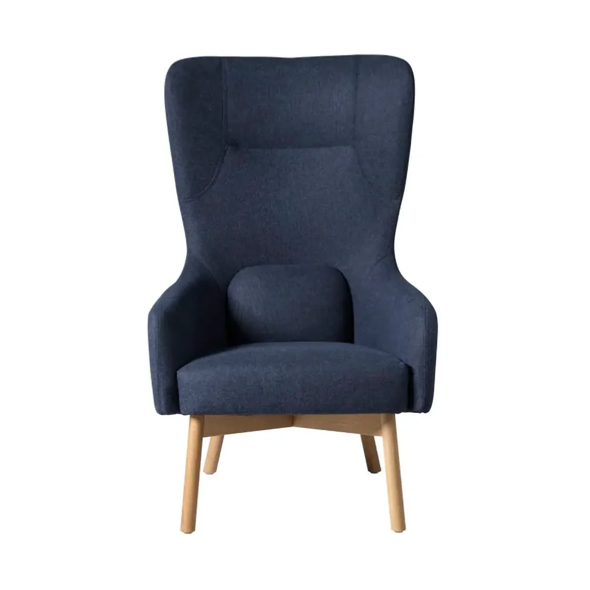 Butaca L35 Gesja Wing Chair, Roble lacado Dark blue FDB Møbler