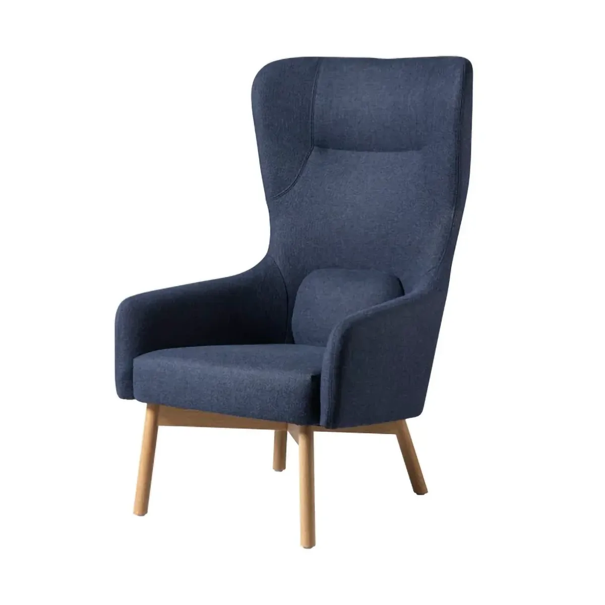 Butaca L35 Gesja Wing Chair, Roble lacado Dark blue FDB Møbler