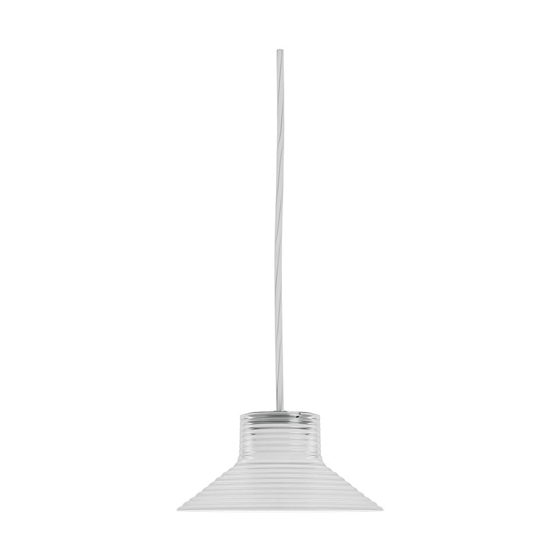Lámpara colgante U11 Sletterhage, Aluminio-cristal opalino FDB Møbler