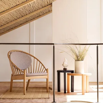 Mesa auxiliar D108 Ragnesminde Ø35 cm - Azul medianoche - FDB Møbler