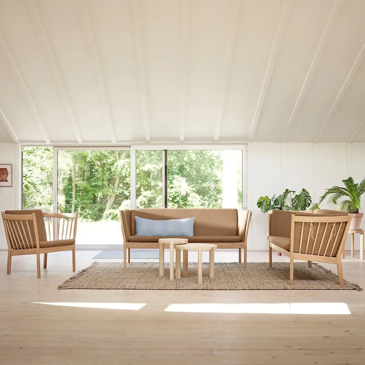 Mesa auxiliar D108 Ragnesminde Ø35 cm, Naturaleza FDB Møbler