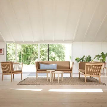 Mesa auxiliar D108 Ragnesminde Ø35 cm - Naturaleza - FDB Møbler