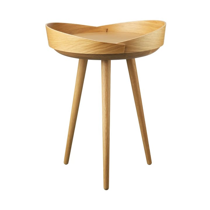 Mesa con bandeja D106 Bakkedal Ø38 cm - Oak nature lacquered - FDB Møbler