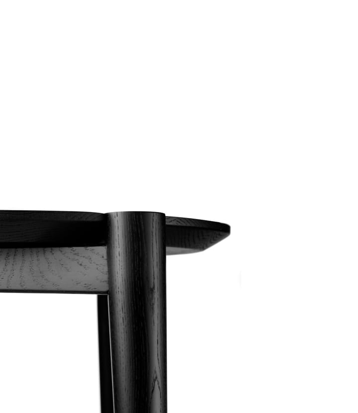 Mesa de centro D102 Søs Ø55 cm, Oak black painted FDB Møbler