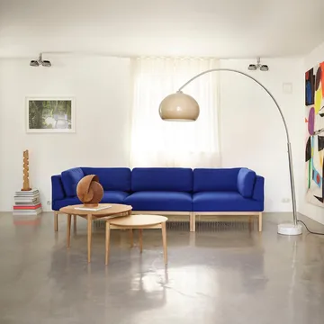 Mesa de centro D102 Søs Ø55 cm - Roble macizo aceitado - FDB Møbler