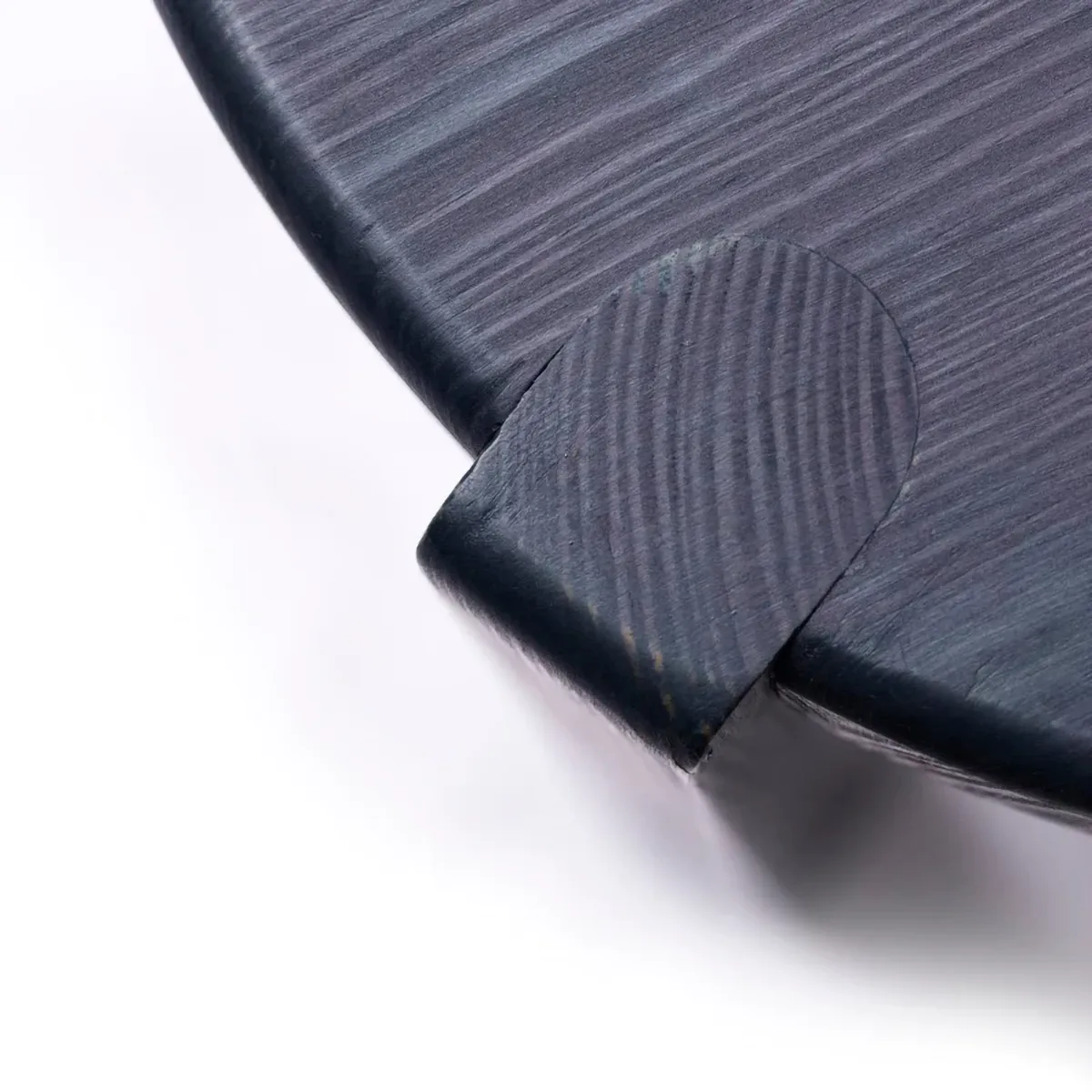 Mesa de centro D108 Ragnesminde, Ø48 cm, Azul medianoche FDB Møbler