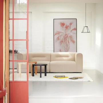 Mesa de centro D108 Ragnesminde, Ø48 cm - Azul medianoche - FDB Møbler