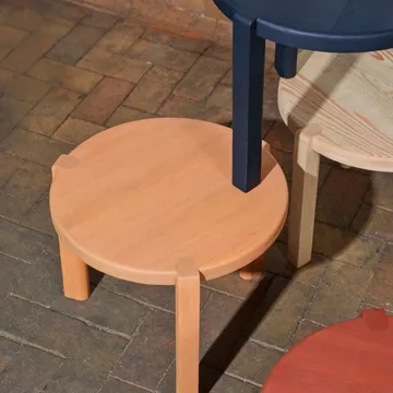 Mesa de centro D108 Ragnesminde, Ø48 cm - Melocotón - FDB Møbler