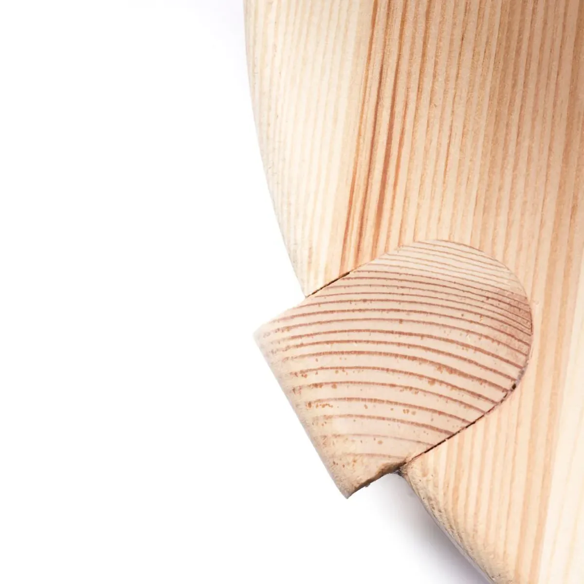 Mesa de centro D108 Ragnesminde, Ø48 cm, Pino sin tratar FDB Møbler