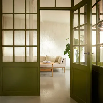 Mesa de centro D33 60x120 cm - Roble macizo aceitado - FDB Møbler