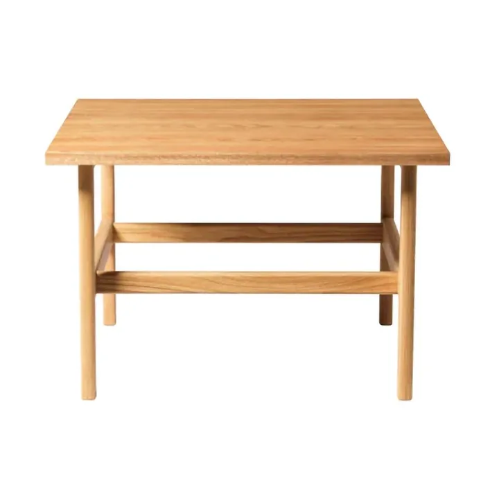 Mesa de centro D33 80x80 cm - Roble macizo aceitado - FDB Møbler