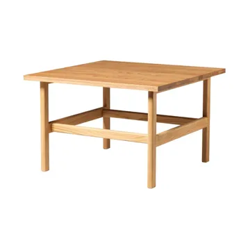 Mesa de centro D33 80x80 cm - Roble macizo aceitado - FDB Møbler