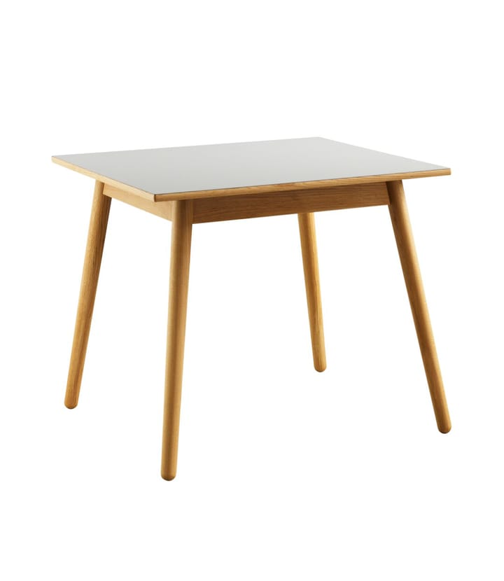 Mesa de comedor C35A 82x82 cm, Light grey-oak nature lacquered FDB Møbler