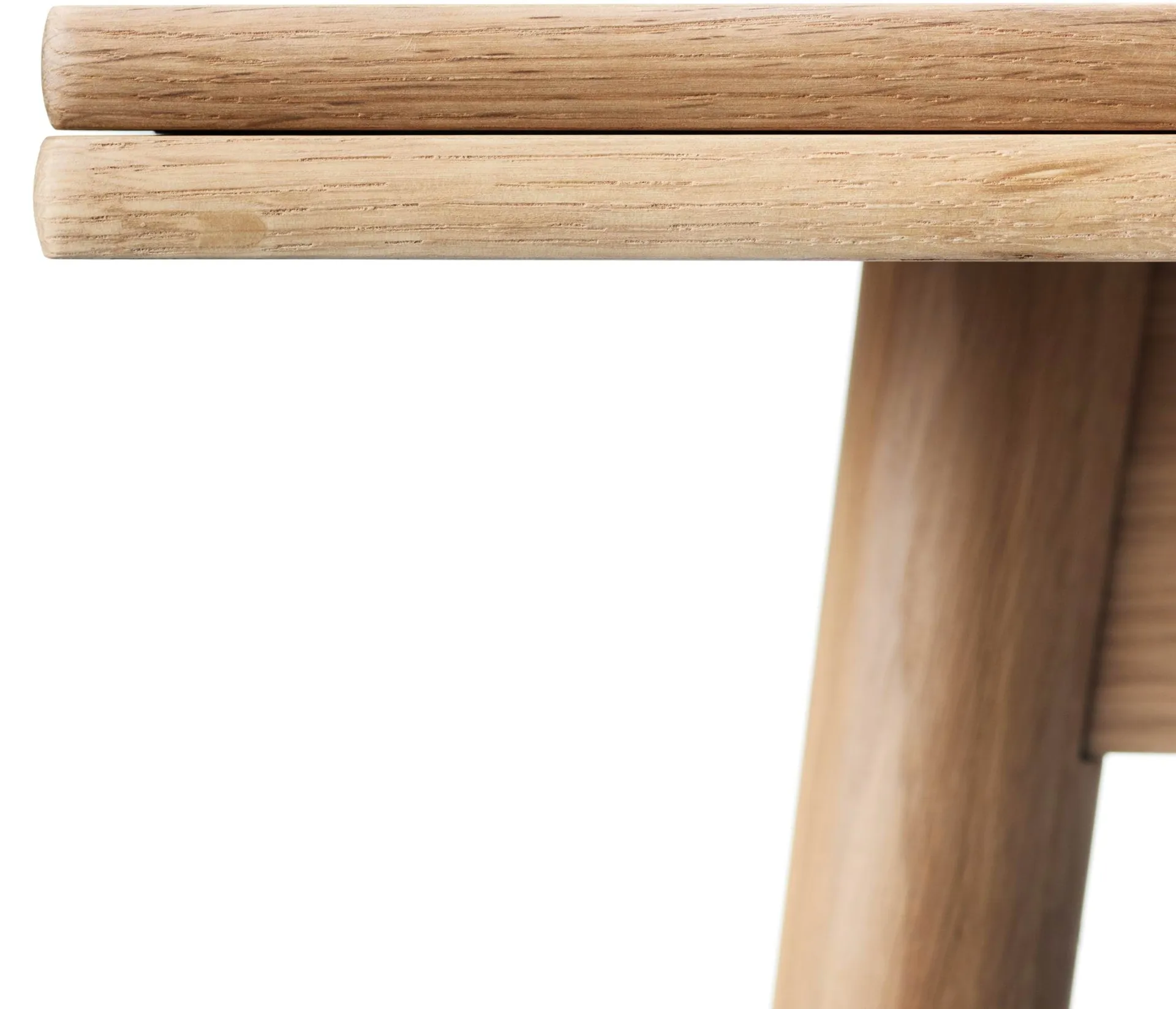 Mesa de comedor C35AH dutch extract 82x82 cm, Oak nature-oak nature lacquered FDB Møbler
