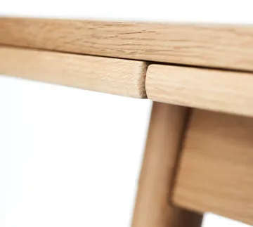 Mesa de comedor C35AH dutch extract 82x82 cm - Oak nature-oak nature lacquered - FDB Møbler