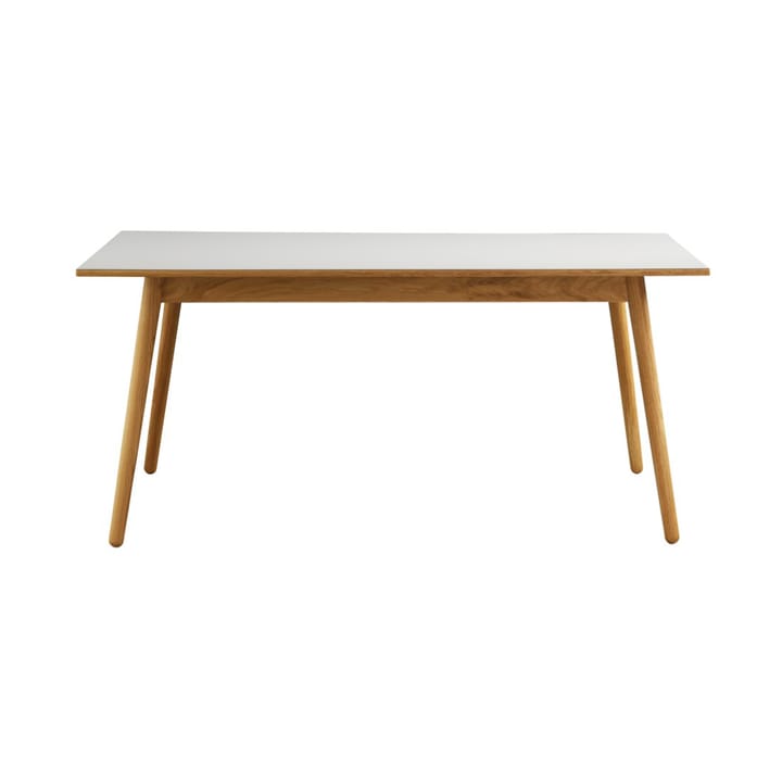 Mesa de comedor C35B 82x160 cm - Light grey-oak nature lacquered - FDB Møbler