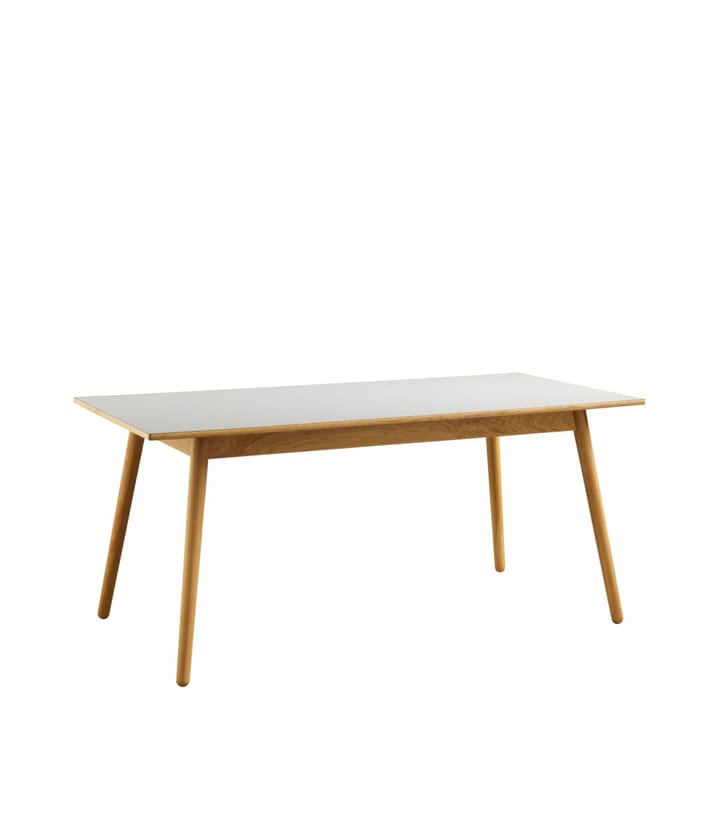 Mesa de comedor C35B 82x160 cm, Light grey-oak nature lacquered FDB Møbler