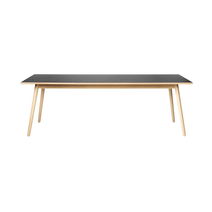 Mesa de comedor C35C 95x220 cm - Black-oak nature lacquered - FDB Møbler