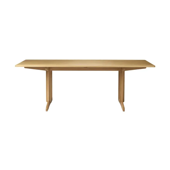 Mesa de comedor C64 Shaker 90x220 cm - Roble macizo aceitado - FDB Møbler