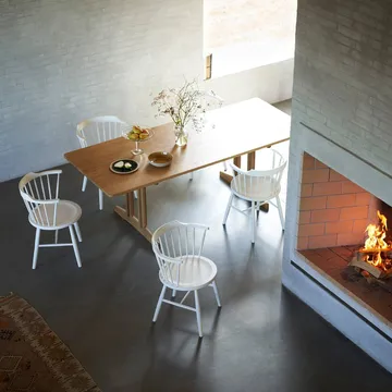 Mesa de comedor C64 Shaker 90x220 cm - Roble macizo aceitado - FDB Møbler