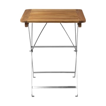 Mesa de exterior M26 Lilleø - Teak-acero inoxidable - FDB Møbler