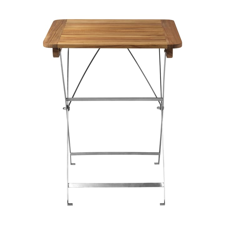 Mesa de exterior M26 Lilleø, Teak-acero inoxidable FDB Møbler