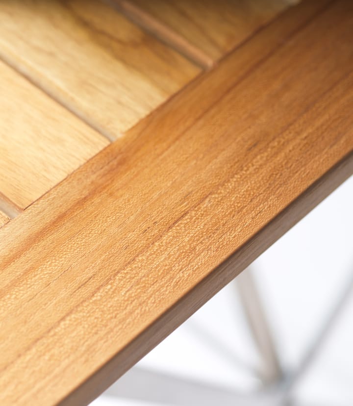 Mesa de exterior M26 Lilleø, Teak-acero inoxidable FDB Møbler