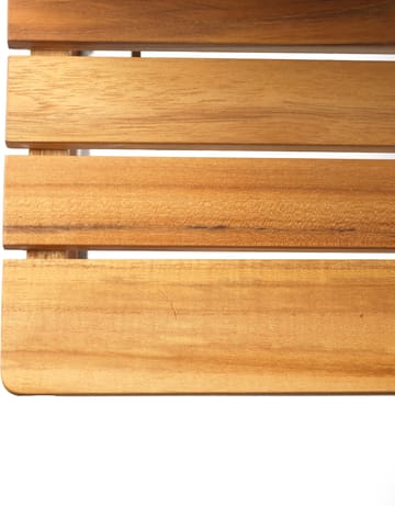 Mesa de exterior M26 Lilleø - Teak-acero inoxidable - FDB Møbler