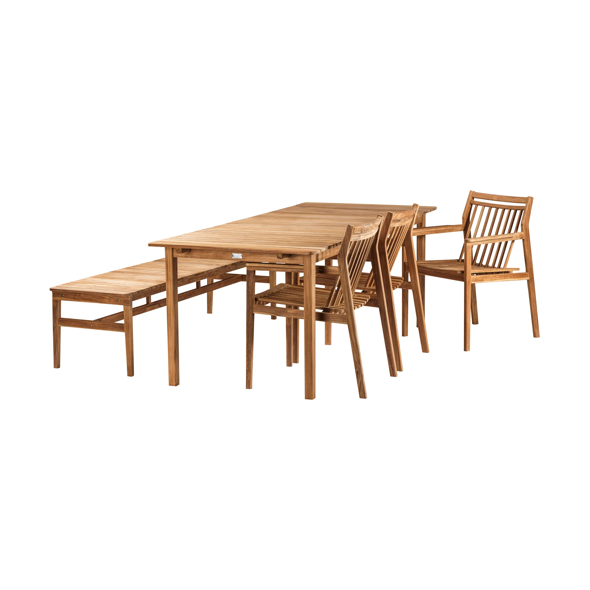 Mesa de jardín M2 Sammen, Teak-nature oiled FDB Møbler