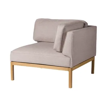 Módulo de sofá L37 7-9-13 esquina derecha 90 cm - Piedra-roble lacado - FDB Møbler