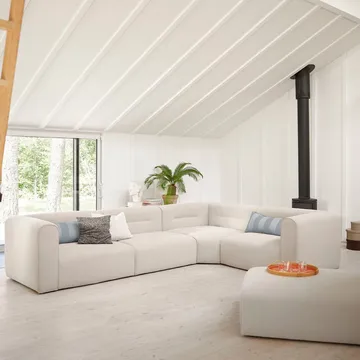 Módulo de sofá L44 Mols izquierdo - Beige - FDB Møbler