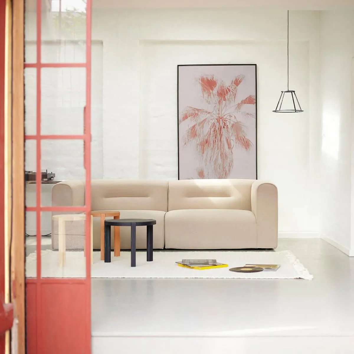 Módulo de sofá L44 Mols izquierdo, Beige FDB Møbler