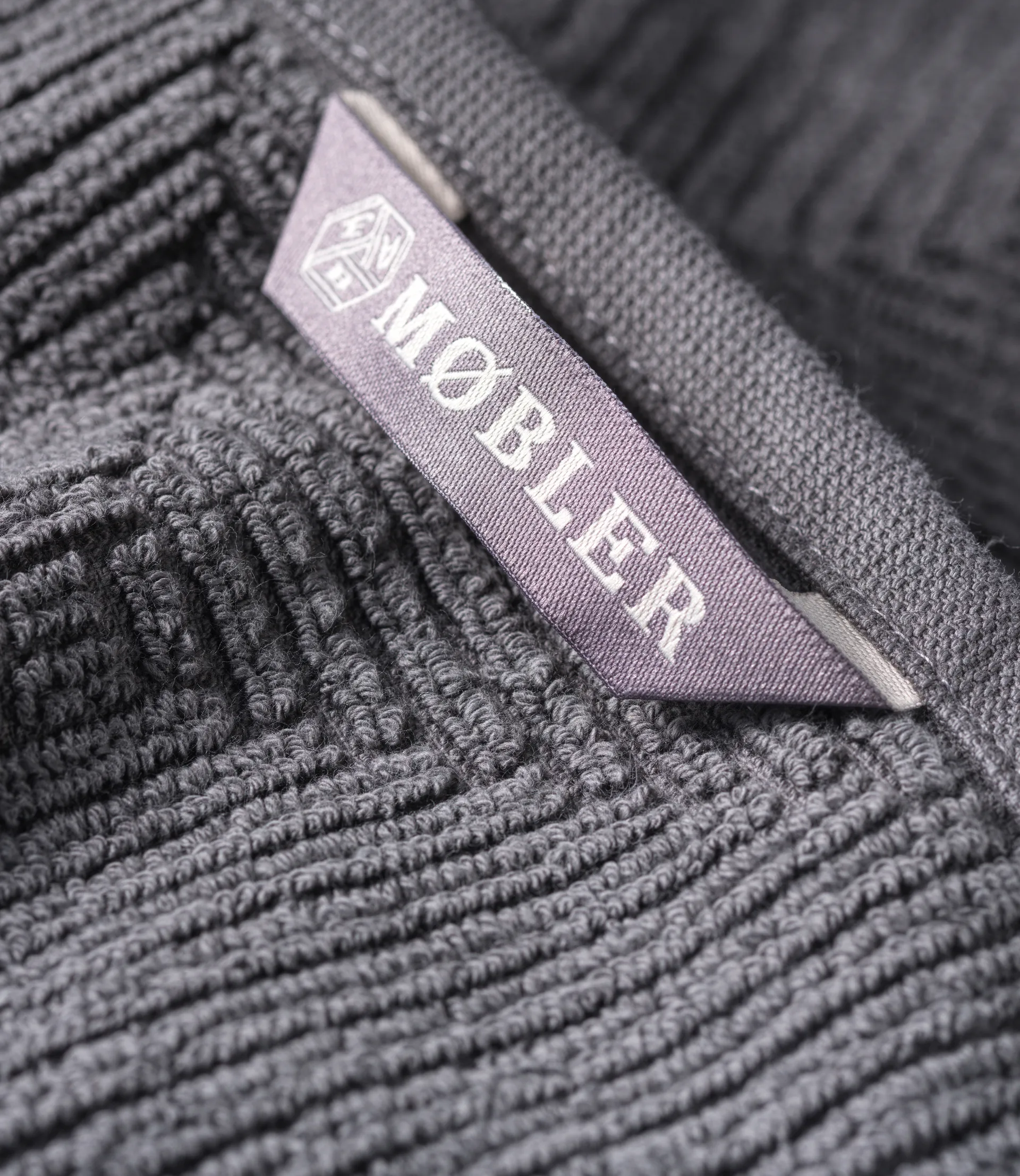 Set de toallas R33 Kirkeby 4 piezas, Granite gray FDB Møbler