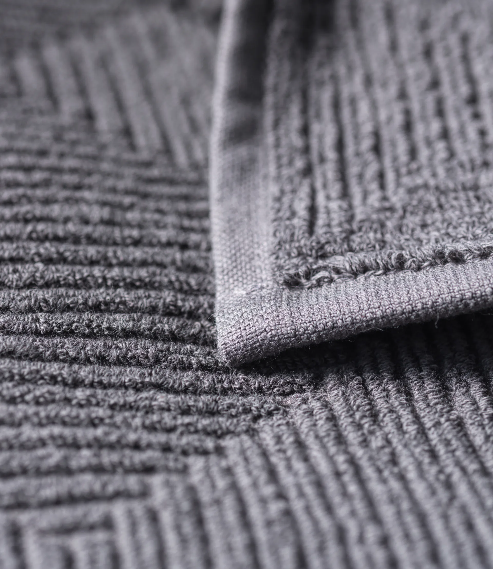 Set de toallas R33 Kirkeby 4 piezas, Granite gray FDB Møbler