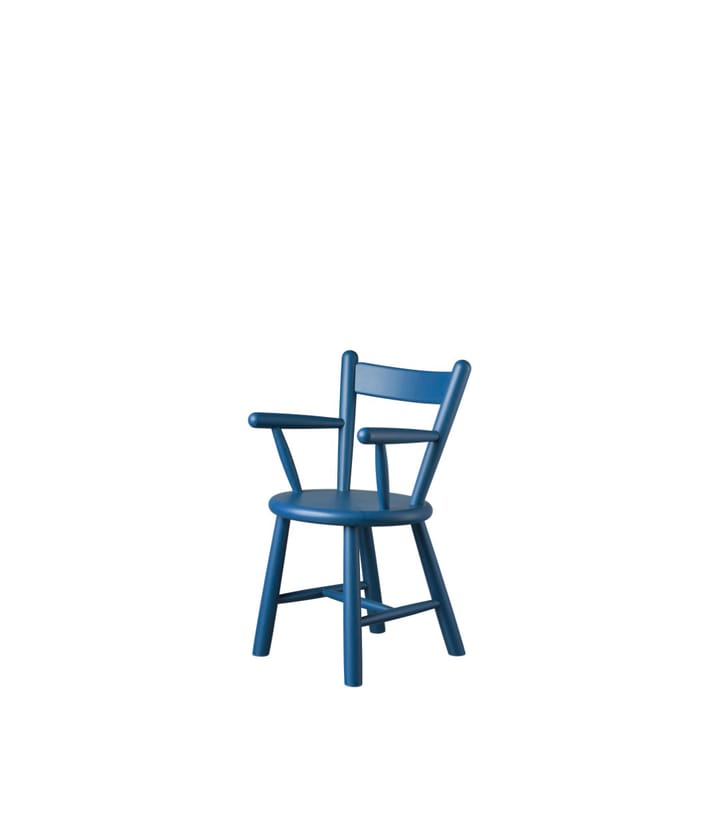 Silla infantil P9, Beech blue painted FDB Møbler