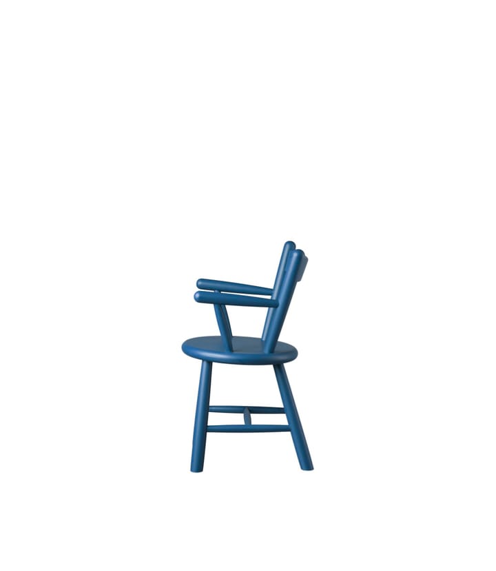 Silla infantil P9, Beech blue painted FDB Møbler