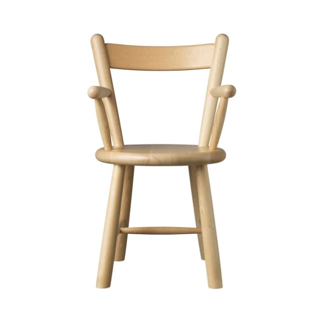 Silla infantil P9 - Beech nature lacquered - FDB Møbler