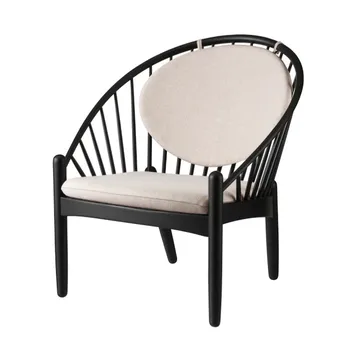 Silla J166 Jørna - Black painted oak-beige - FDB Møbler