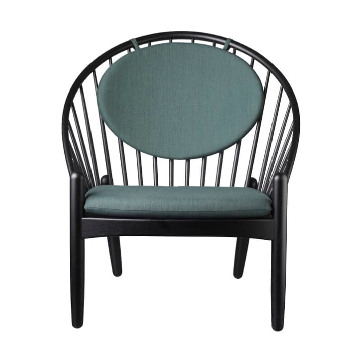 Silla J166 Jørna - Oak black painted-dark green - FDB Møbler