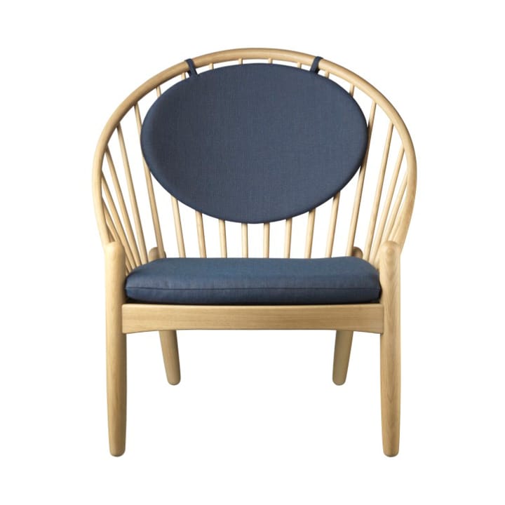 Silla J166 Jørna - Oak nature lacquered-dark blue - FDB Møbler