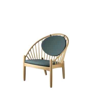 Silla J166 Jørna - Oak nature lacquered-dark green - FDB Møbler