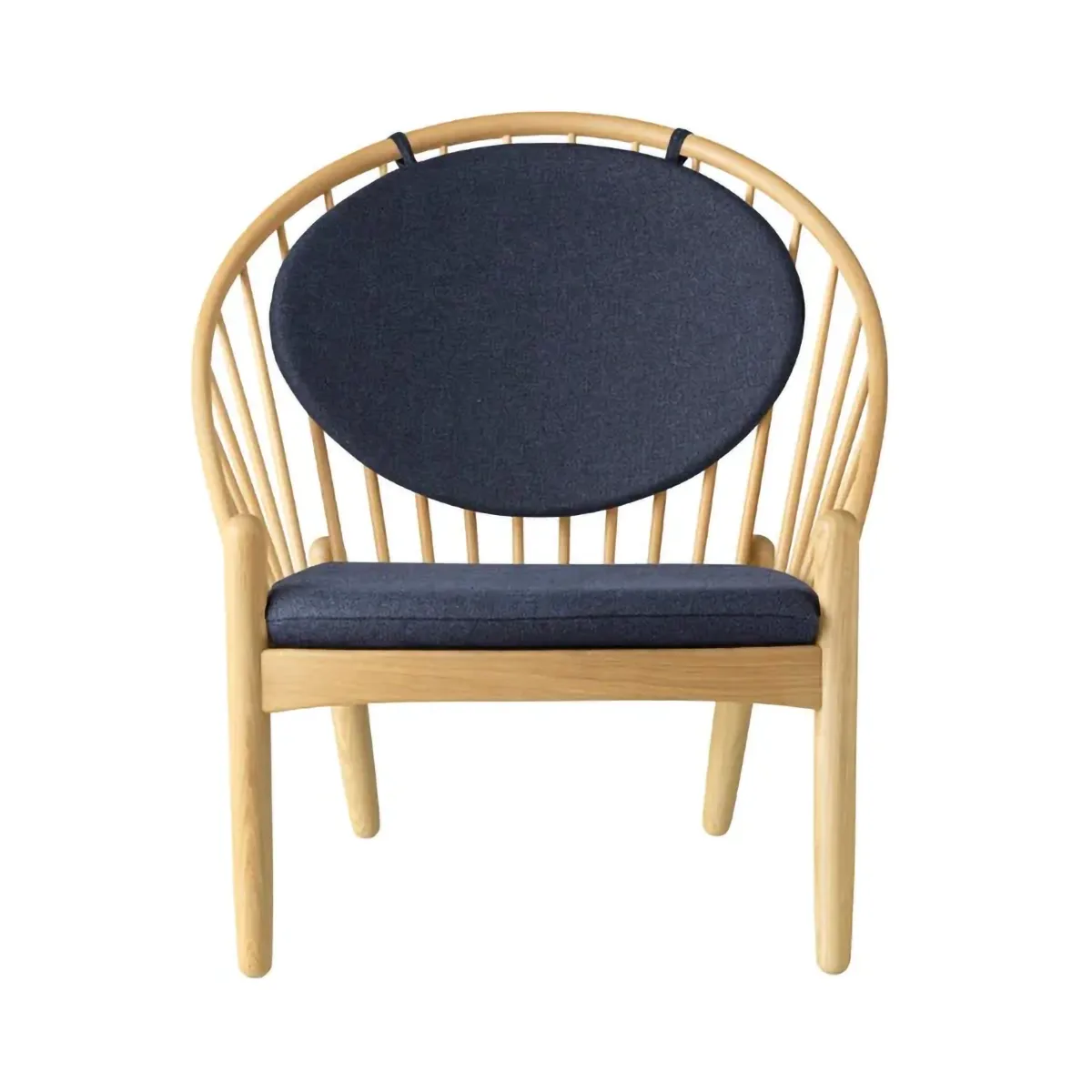 Silla J166 Jørna, Roble lacado-azul oscuro FDB Møbler