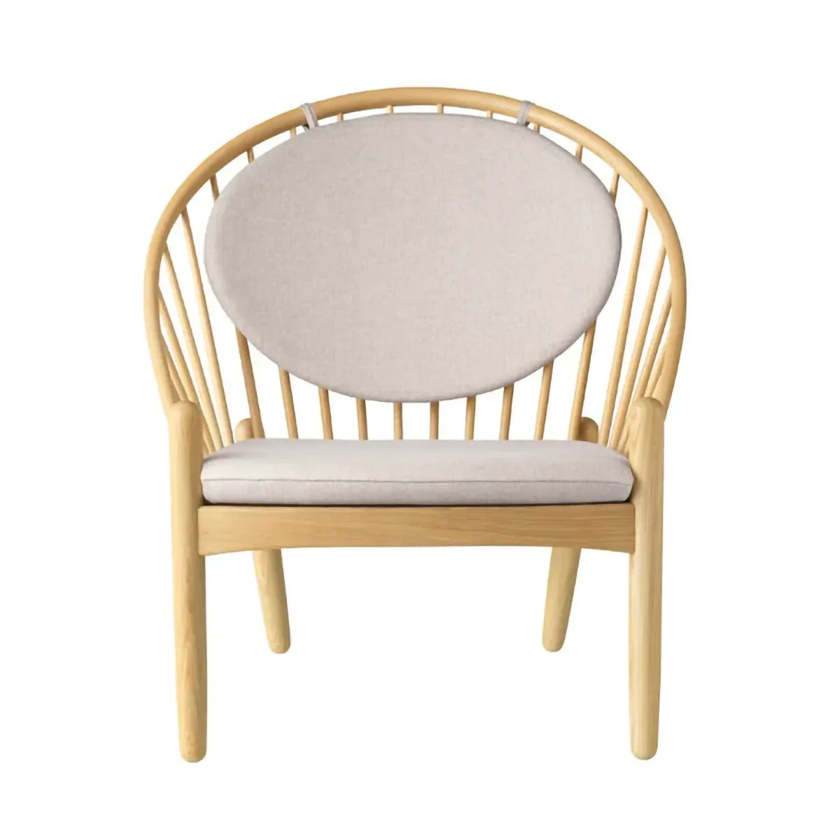 Silla J166 Jørna, Roble lacado-beige FDB Møbler