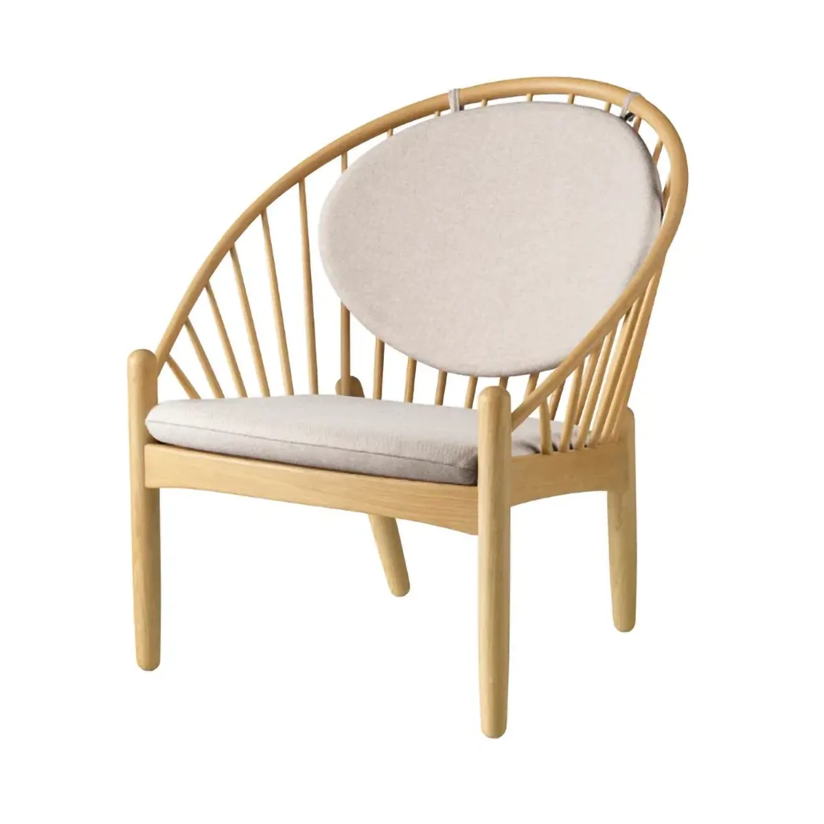 Silla J166 Jørna, Roble lacado-beige FDB Møbler