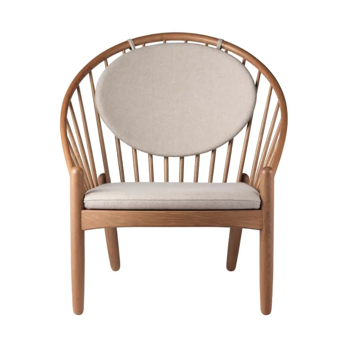 Silla J166 Jørna, Smoked oak-beige FDB Møbler