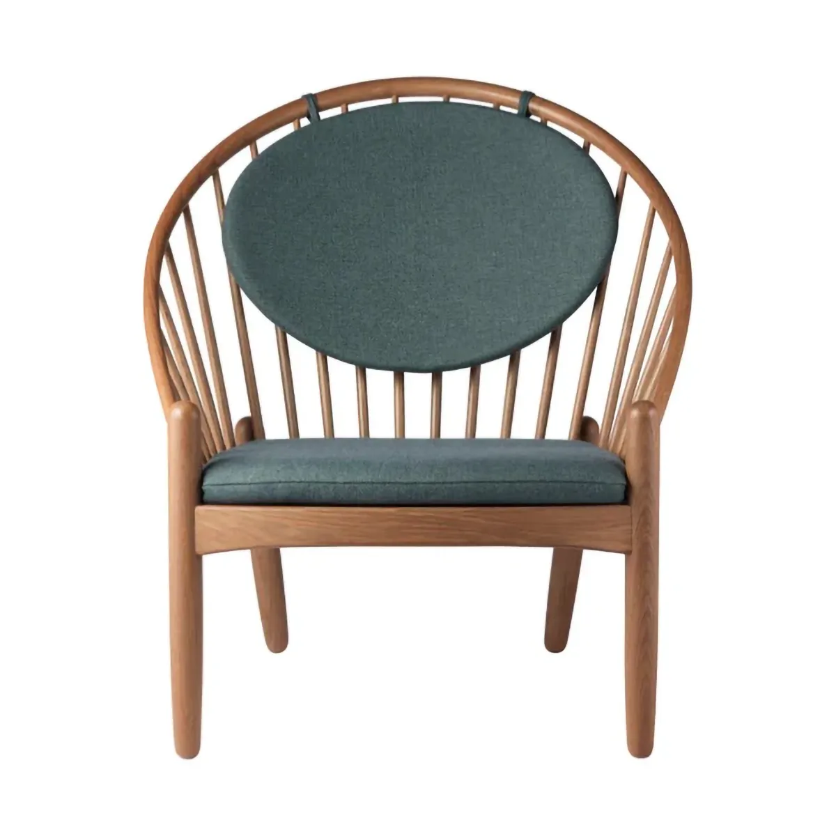 Silla J166 Jørna, Smoked oak-green FDB Møbler