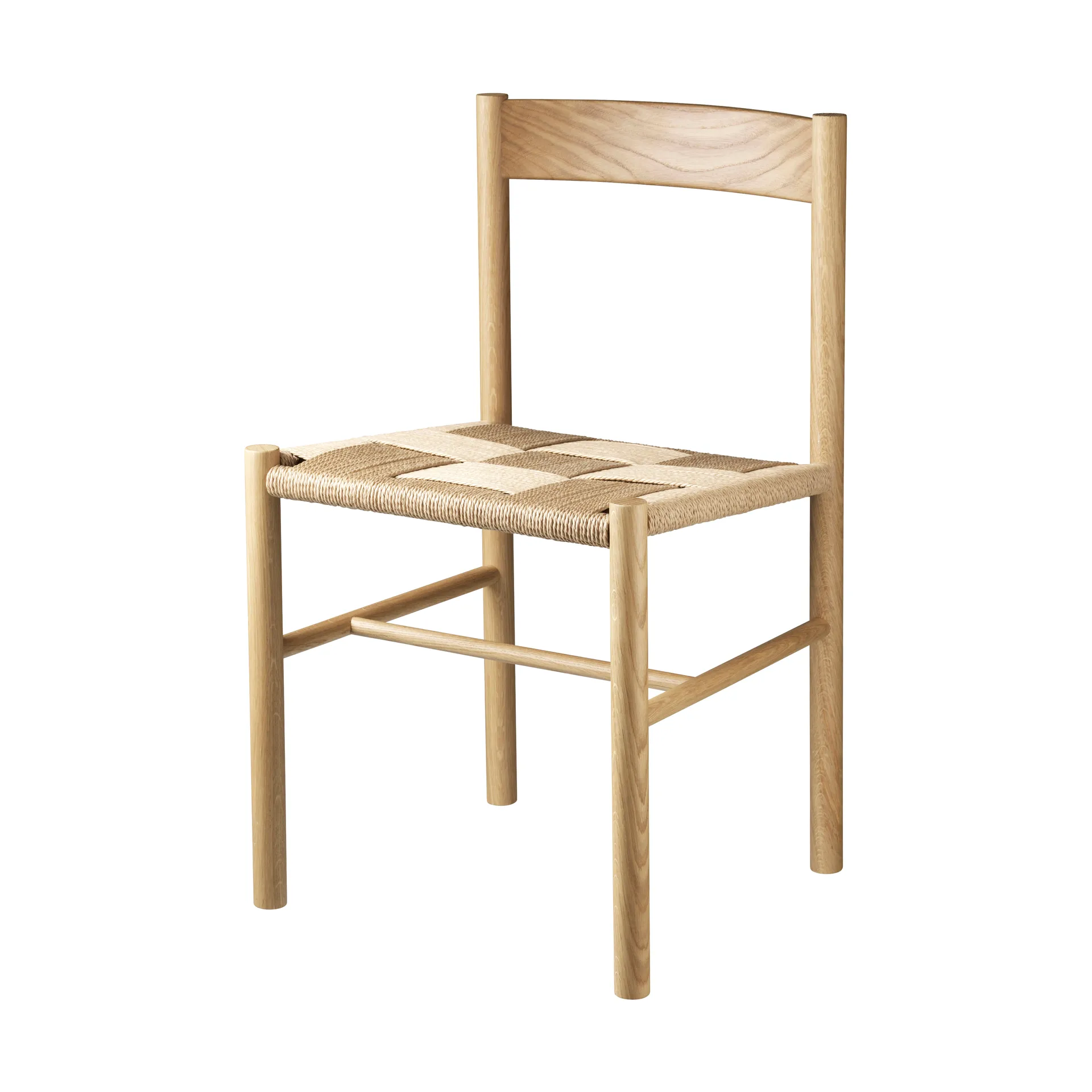 Silla J178 Lønstrup v2, Oak nature lacquered-papercord FDB Møbler