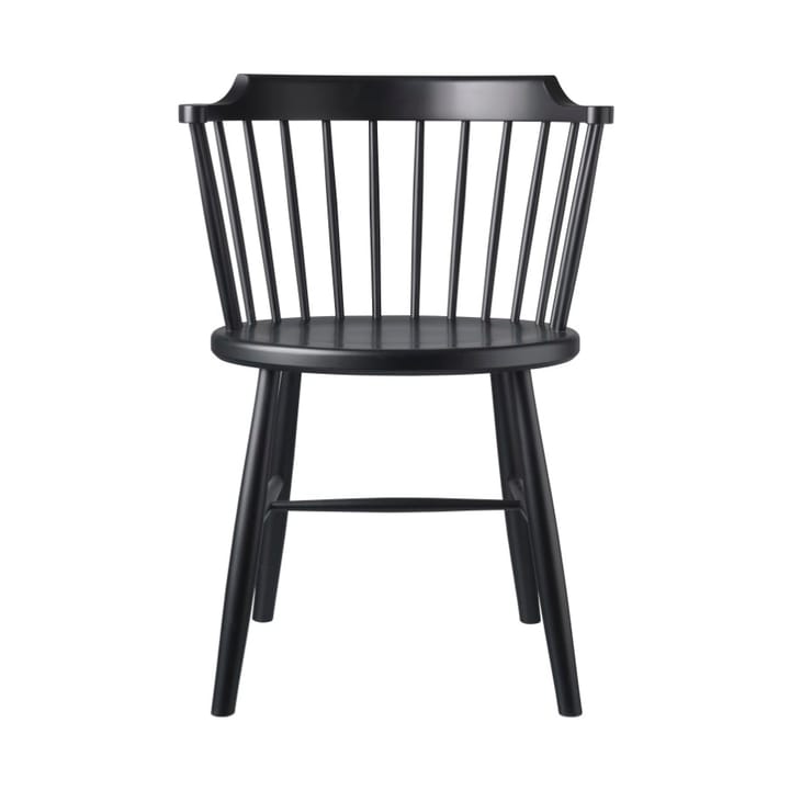 Silla J18 - Beech black painted - FDB Møbler